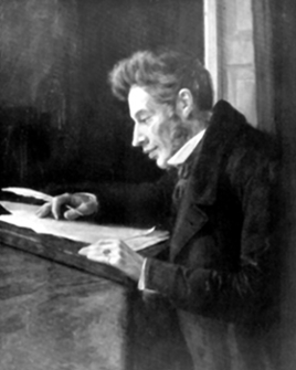 gravura de Kierkegaard