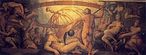 Pintura representa a passagem mitológica. <br><br>Palavras-chave:  Saturno, Urano, violência, mutilação, mito, mito e filosofia