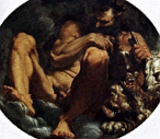 Pluto, por Agostino Carracci <br><br> Palavras-chave: Pluto, deus, mitologia, obra, Carracci, representao, esttica, mito