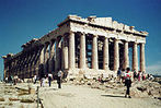 O Partenon em Atenas. <br><br> Palavras-chave: Partenon, Atenas, templo, Grécia, mito, arquitetura