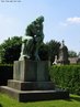 Visão da escultura de Rodin.