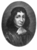 Baruch de Espinoza (24 de novembro de 1632, Amsterd  21 de fevereiro de 1677, Haia) foi um dos grandes racionalistas do sculo XVII dentro da chamada Filosofia Moderna, juntamente com Ren Descartes e Gottfried Leibniz. Nasceu em Amsterd, nos Pases Baixos, no seio de uma famlia judaica portuguesa e  considerado o fundador do criticismo bblico moderno.<br><br>Palavras-chave:  Espinosa, Spinoza, Baruch, Benedito, Bento, gravura, Amsterd, filosofia moderna, tica