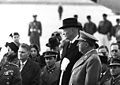 Francisco Franco e o presidente americano Dwight D.Eisenhower em Madri em 1959.<br><br> Palavras-chave: revoluo, filosofia poltica