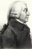 Trabalho original de 1787. Gravura produzida em 1811, 1828 ou 1872. Adam Smith (provavelmente Kirkcaldy, 5 de junho de 1723  Edimburgo, 17 de Julho de 1790) foi um filsofo e economista escocs. Teve como cenrio para a sua vida o atribulado sculo das Luzes, o sculo XVIII.  o pai da economia moderna, e  considerado o mais importante terico do liberalismo econmico. Autor de "Uma investigao sobre a natureza e a causa da riqueza das naes", a sua obra mais conhecida, e que continua sendo usada como referncia para geraes de economistas, na qual procurou demonstrar que a riqueza das naes resultava da atuao de indivduos que, movidos inclusive (e no apenas exclusivamente) pelo seu prprio interesse (self-interest), promoviam o crescimento econmico e a inovao tecnolgica. Adam Smith ilustrou bem seu pensamento ao afirmar "no  da benevolncia do padeiro, do aougueiro ou do cervejeiro que eu espero que saia o meu jantar, mas sim do empenho deles em promover seu "auto-interesse". Assim acreditava que a iniciativa privada deveria agir livremente, com pouca ou nenhuma interveno governamental. A competio livre entre os diversos fornecedores levaria no s  queda do preo das mercadorias, mas tambm a constantes inovaes tecnolgicas, no af de baratear o custo de produo e vencer os competidores.  Ele analisou a diviso do trabalho como um fator evolucionrio poderoso a propulsionar a economia. Uma frase de Adam Smith se tornou famosa: "Assim, o mercador ou comerciante, movido apenas pelo seu prprio interesse egosta (self-interest),  levado por uma mo invisvel a promover algo que nunca fez parte do interesse dele: o bem-estar da sociedade." Como resultado da atuao dessa "mo invisvel", o preo das mercadorias deveria descer e os salrios deveriam subir. As doutrinas de Adam Smith exerceram uma rpida e intensa influncia na burguesia (comerciantes, industriais e financistas), pois queriam acabar com os direitos feudais e com o mercantilismo. <br> <br> Palavras-chave: Adam Smith, economia, burguesia, comrcio, finanas, tica, filosofia poltica