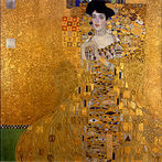 Gustav Klimt. Retrato de Adele Bloch-Bauer I, vendido em 2006 por 135 milhes de dlares. Neue Galerie, Nova Iorque.