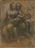Leonardo da Vinci. A Virgem, o Menino, Sant'Ana e So Joo Batista (14991500)  National Gallery, Londres.<br><br>Palavras-chave: da Vinci, virgem, renascimento, luz, cor, sombra, representao, arte, esttica, filosofia da arte