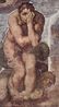 Michelangelo: Detalhe do Juzo Final, Capela Sistina, Vaticano.