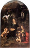 A Virgem dos Rochedoa - Verso do Louvre<br> (Primeira Verso) - 14831486<br><br>Palavras-chave: virgem, menino, crianas, Louvre, da Vinci, virgem, renascimento, luz, cor, sombra, representao, arte, esttica, filosofia da arte 
