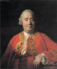 David Hume, retratado por Allan Ramsey, 1766. Allan Ramsay (17131784). Retrato de David Hume (1711-1776), 1766, leo sobre tela, 76.2  63.5 cm, Galeria Nacional da Esccia <br> <br> Palavras-chave: Hume, David Hume, iluminismo, iluminista, filsofo, teoria do conhecimento.