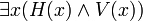 Gottlob Frege, em sua Conceitografia (Begriffsschrift), descobriu uma maneira de reordenar vrias oraes para tornar sua forma lgica clara, com a inteno de mostrar como as oraes se relacionam em certos aspectos. Antes de Frege, a lgica formal no obteve sucesso alm do nvel da lgica de oraes: ela podia representar a estrutura de oraes compostas de outras oraes, usando palavras como "e", "ou" e "no", mas no podia quebrar oraes em partes menores. No era possvel mostrar como "Vacas so animais" leva a concluir que "Partes de vacas so partes de animais". <br> A lgica de oraes explica como funcionam palavras como "e", "mas", "ou", "no", "se-ento", "se e somente se", e "nem-ou". Frege expandiu a lgica para incluir palavras como "todos", "alguns", e "nenhum". Ele mostrou como podemos introduzir variveis e quantificadores para reorganizar oraes. <br><br>    "Alguns humanos so vegetarianos" se torna "Existe algum (ao menos um) x tal que x  humano e x  vegetariano", o que pode ser escrito simbolicamente conforme a imagem.