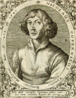 Nicolaus Copernicus Tornaeus Borussus Mathematicus, por Theodor de Bry e Jean-Jacques Boissard, 1597<br><b>Palavras-chave: Nicolau Coprnico, astrnomo, matemtico, teoria heliocntrica, Sistema Solar, Heliocentrismo